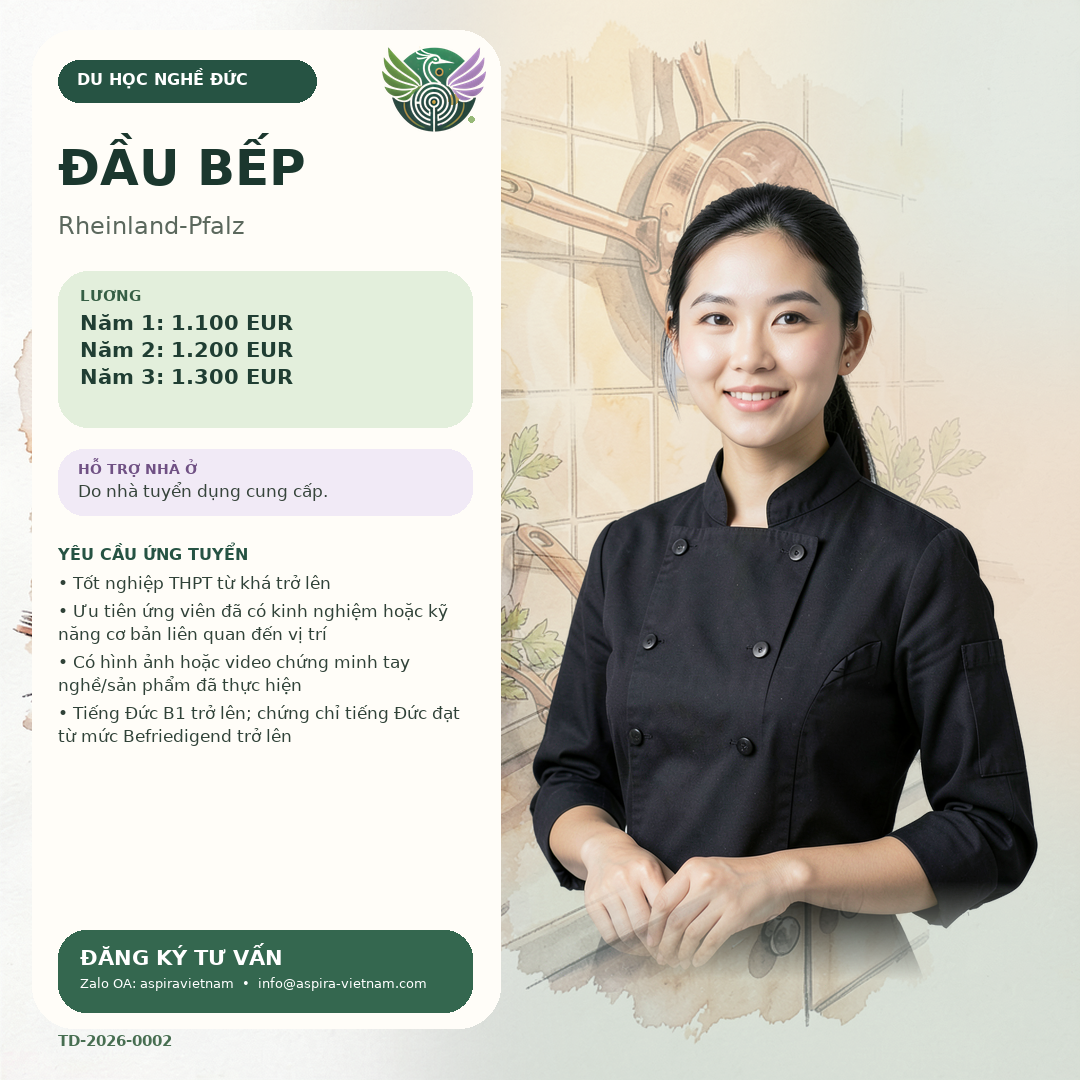 Banner tuyển dụng Koch/Köchin tại Rheinland-Pfalz